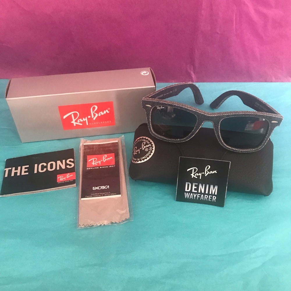 New Ray Ban Denim Wayfarer Sunglass